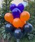 Black, Orange & Purple Latex Balloons 12in 60pcs Party Decorations